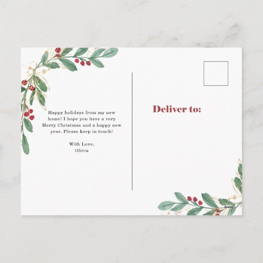 Christmas Gilded Greenery | Ankündigung (Rückseite)