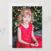 Christmas Gilded Greenery | Foto zurück Feiertagskarte (Rückseite)