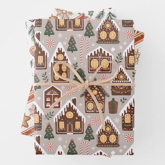 Christmas Ginger Bread Cookies Geschenkpapier Set (Beispiel)