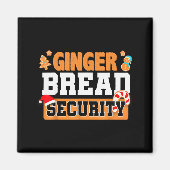 Christmas Ginger Bread Man Dads Cookie Baking Crew Magnet (Vorne)