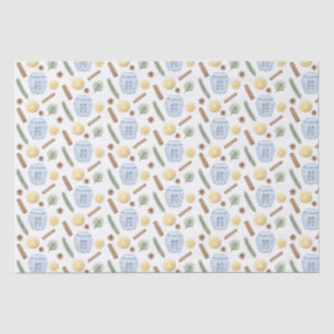 Christmas Ginger Jar Cinnamon Sticks Star Anise Seidenpapier