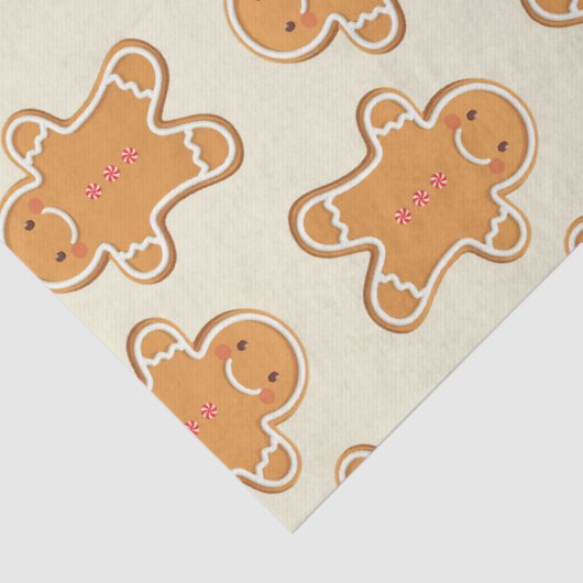  Christmas Gingerbread Baby Gift Wrapping Paper Seidenpapier (Detail)