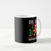 Christmas Gingerbread Broken Oh Snap Ugly Xmas Men Kaffeetasse (VorderseiteRechts)