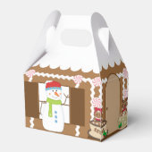 Christmas Gingerbread Café Niedlich Geschenkschachtel (Rückseite)