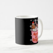 Christmas Gingerbread Cocoa Merry Bright Xmas Wome Kaffeetasse (VorderseiteRechts)