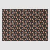 Christmas Gingerbread Cookie Pattern Seidenpapier (Vorderseite)