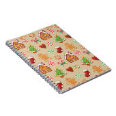 Christmas Gingerbread Cookies Planner Noterbook Notizblock (Rechte Seite)