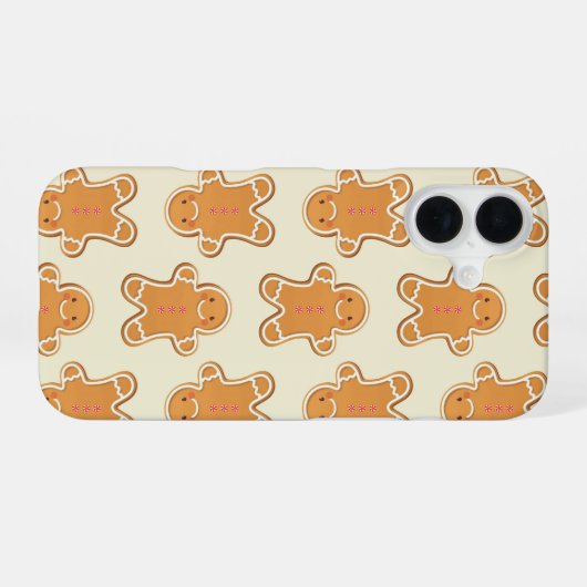 Christmas Gingerbread Cookies Print Phone Case iPhone 16 Hülle (Rückseite (Horizontal))
