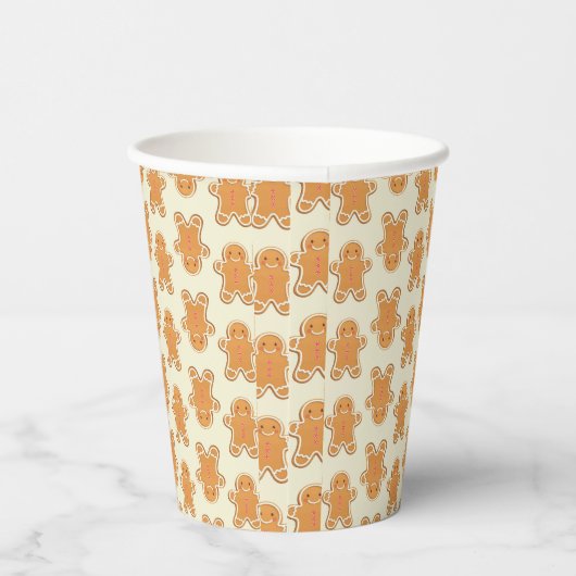 Christmas gingerbread cookies printed paper cups pappbecher (Rechts)
