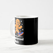 Christmas Gingerbread Dash Running Runner Xmas Mar Kaffeetasse (Vorderseite Links)