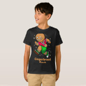 Christmas Gingerbread Dash Running Runner Xmas Mar T-Shirt (Vorne ganz)