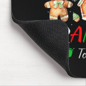 Christmas Gingerbread Gender Reveal He Or She Gran Mousepad (Ecke)