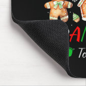 Christmas Gingerbread Gender Reveal He Or She Gran Mousepad (Ecke)