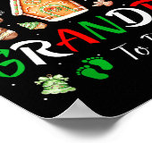 Christmas Gingerbread Gender Reveal He Or She Gran Poster (Ecke)