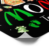 Christmas Gingerbread Gender Reveal He Or She Mom Poster (Ecke)