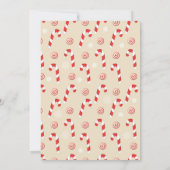 Christmas Gingerbread House Party Ho Ho Ho Ho Einladung (Rückseite)