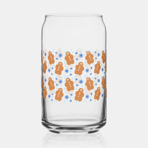 Christmas Gingerbread Man Can Glass Wrap Dosenglas