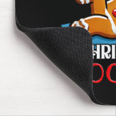 Christmas Gingerbread Man Cookie Funny Quote Worko Mousepad (Ecke)