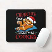 Christmas Gingerbread Man Cookie Funny Quote Worko Mousepad (Mit Mouse)
