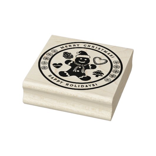 Christmas Gingerbread Man Gummistempel (Stempel)