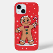 Christmas Gingerbread Man iPhone / iPad Gehäuse Case-Mate iPhone Hülle (Rückseite)