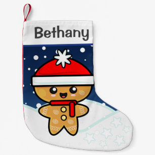 Christmas Gingerbread Man Kleiner Weihnachtsstrumpf