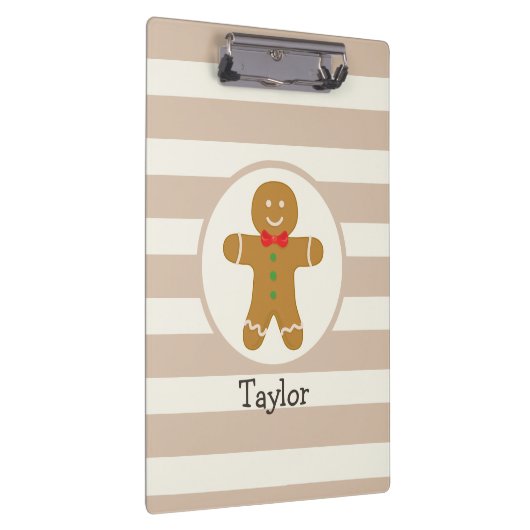 Christmas Gingerbread Man Klemmbrett (Rechts)