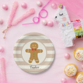 Christmas Gingerbread Man Pappteller (Party)