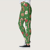 Christmas Gingerbread Man Pattern Leggings (Links)