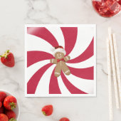 Christmas Gingerbread Man Serviette (Beispiel)