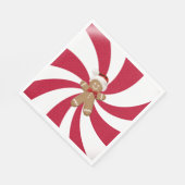 Christmas Gingerbread Man Serviette (Ecke)