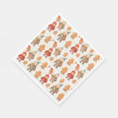 Christmas Gingerbread Man Serviette (Ecke)