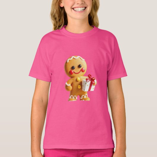 Christmas gingerbread man T-Shirt (Vorderseite)