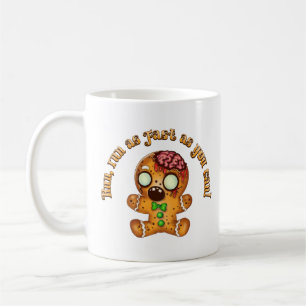 Christmas Gingerbread Man Zombie Kaffeetasse