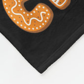 Christmas Gingerbread Pajamas Cookie Crusher Monst Fleecedecke (Ecke)