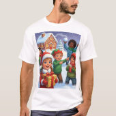 Christmas Gingerbread Play T-Shirt (Vorderseite)