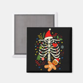 Christmas Gingerbread Pregnancy Announcement Mommy Magnet (Vorderseite/Rückseite)