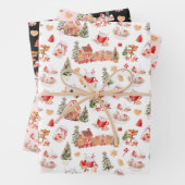 Christmas Gingerbread Red Geschenkpapier Set (Beispiel)