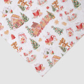 Christmas Gingerbread Red Seidenpapier (Detail)