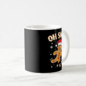 Christmas Gingerbread Soccer Oh Snap Funny Xmas Bo Kaffeetasse (VorderseiteRechts)