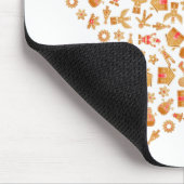 Christmas Gingerbread Star Mousepad (Ecke)