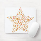Christmas Gingerbread Star Mousepad (Mit Mouse)