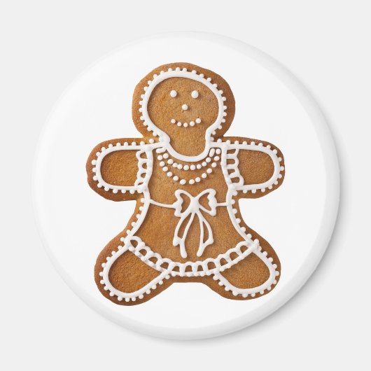 Christmas Gingerbread Woman Magnet (Vorne)