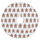 Christmas Gingerbread Women Polyester Weihnachtsbaumdecke (Vorderseite)