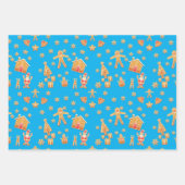 Christmas Gingerbread Wonderland  Geschenkpapier Set (Vorderseite 2)