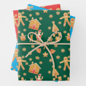 Christmas Gingerbread Wonderland  Geschenkpapier Set (Beispiel)