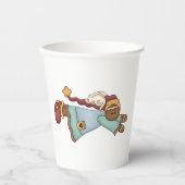 Christmas Gingerbrett Angel Pappbecher (Vorderseite)