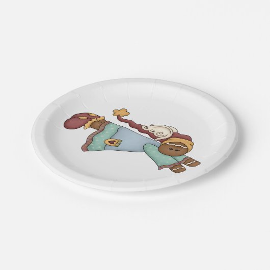 Christmas Gingerbrett Angel Pappteller