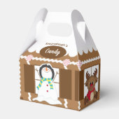 Christmas Gingerbrett Candy Store Niedlich Geschenkschachtel (Vorderseite)