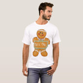 Christmas Gingerbrot Man - Bite Me T-Shirt (Vorne ganz)